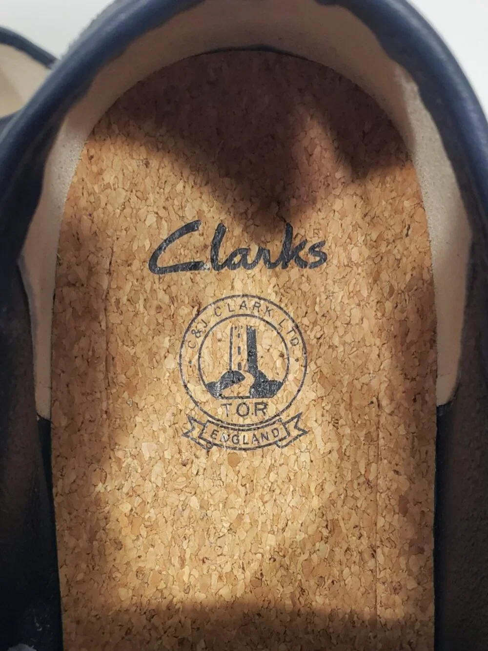 Clarks Blue Suede Shoes Oxford Lace Up Men's Size 11.5